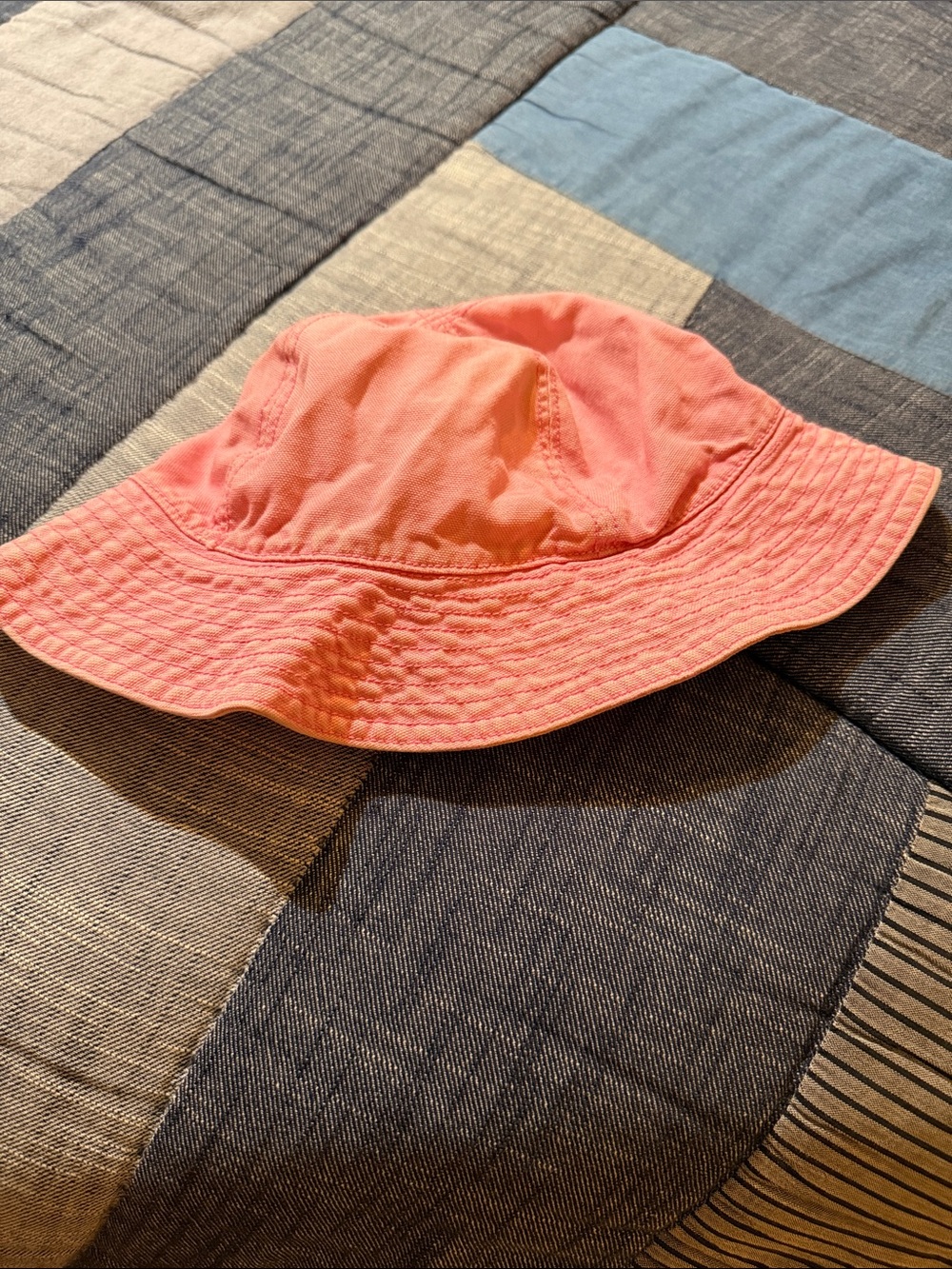 Gymboree Coral Pink Reversible Bucket Hat